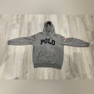 Polo Hoodie USA Patch